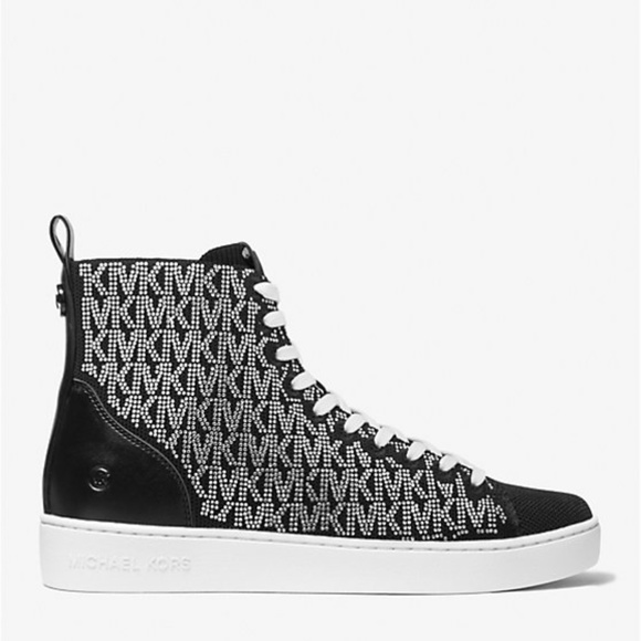 Michael Kors crystal embellished high top sneaker - Picture 2 of 7
